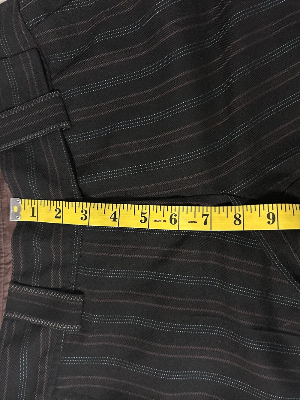 Vintage Nanette Lepore pinstripe pantsuit, corset blazer tailored trousers sz 2 - Picture 9 of 11